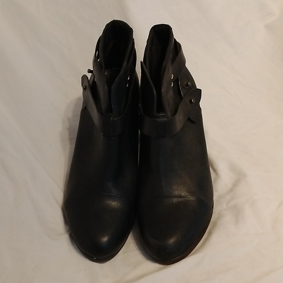 RAG & BONE HARROW BLACK LEATHER ANKLE BOOTS SIZE 37 - Picture 4 of 9